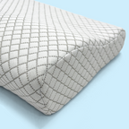 SomniLabs Original Pillow Diamond Grid White Side