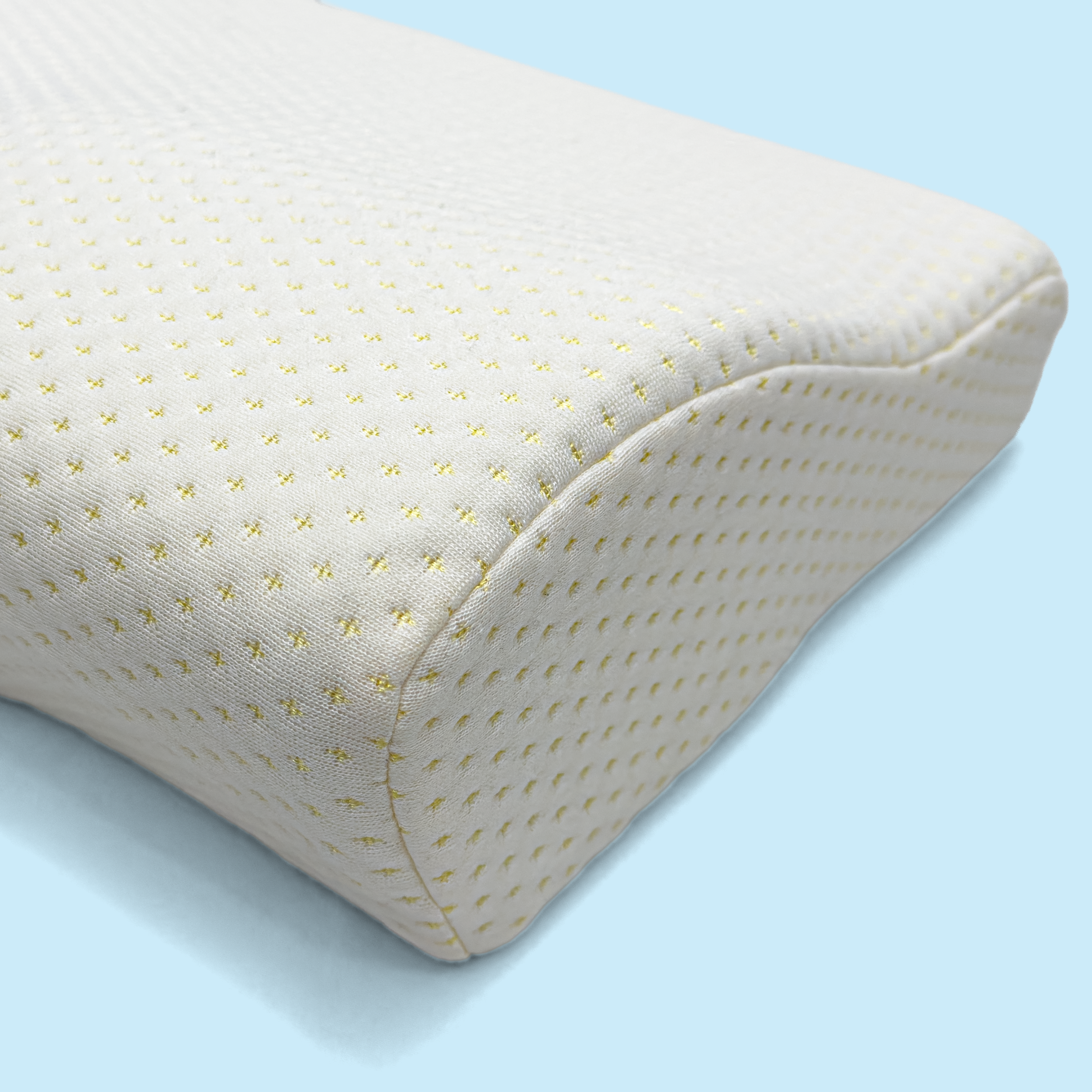 SomniLabs Original Pillow Dotted Grid White Side