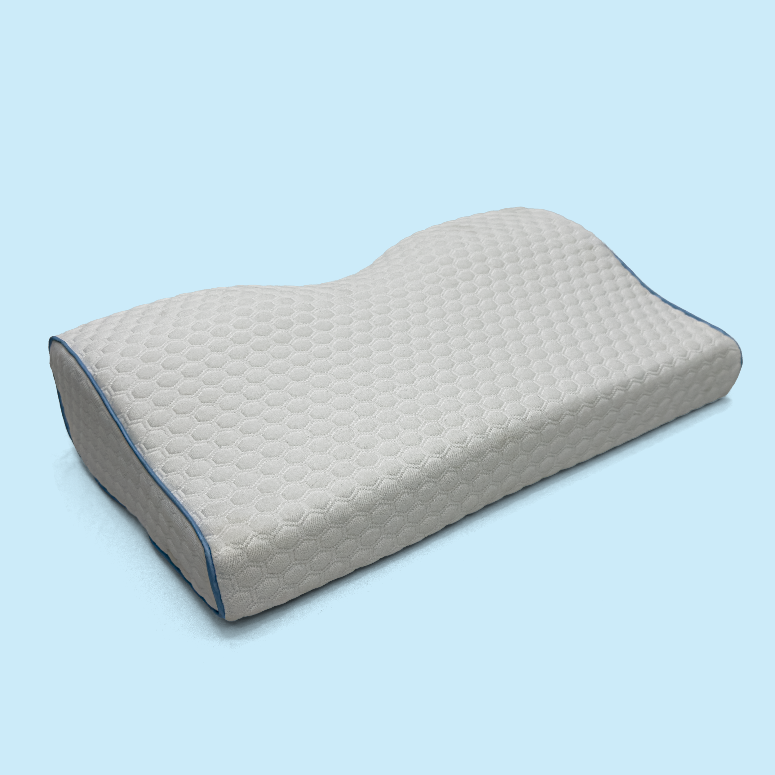SomniLabs Original Pillow Hexagon Grid White/Blue Back